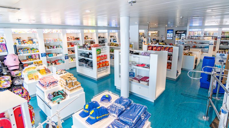Shop auf der Fähre nach Malmö