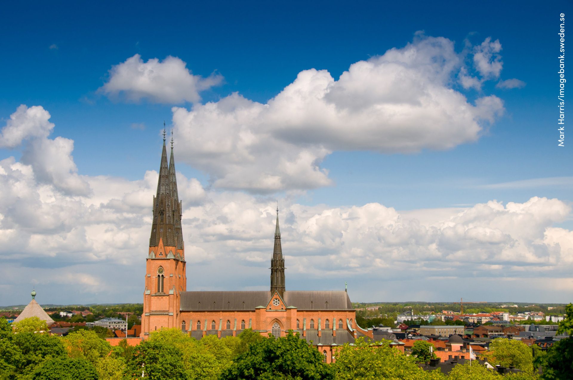 Vanha ja uusi Uppsala - Kuvassa Uppsalan maisema.