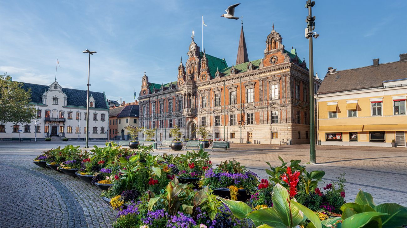 Ratusz w Malmö na placu Stortorget