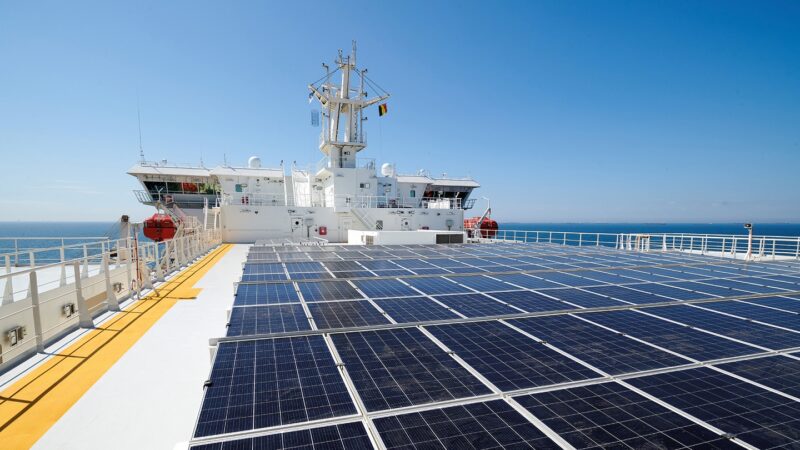 Climate actions. Finnlines supports the transition towards greener shipping and participates in developing low-emission maritime transportation. The new ro-ro vessels have solar panels and ro-pax vessels can connect to on-shore power.