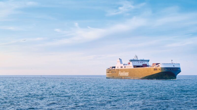Finneco 1 at sea